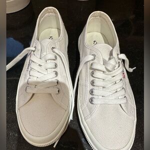 Superga all white sneakers